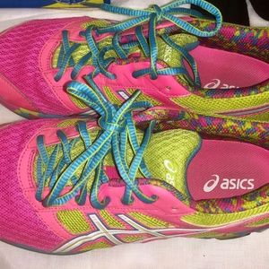 Asics Neon/Hot Pink Sneakers